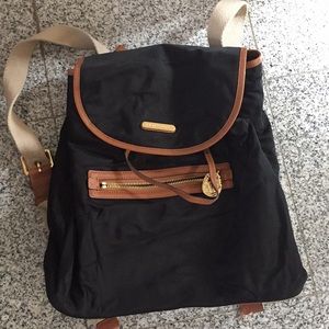 Black Nylon Michael Kors Backpack